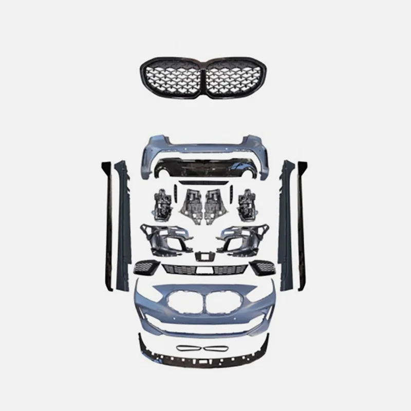 

Пластик PP для BMW F40 1 серии M-tech, полный комплект обвеса, гоночный аэродинамический внешний тюнинг, аксессуар (без передней решетки)