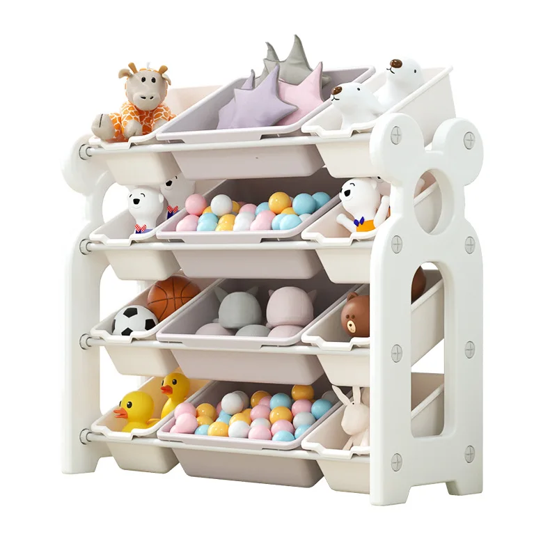 

Children's Toy Storage Rack Baby's Multi-layer Classified Bookshelf Storage Stand Sorting Box Locker Large Capacity Household