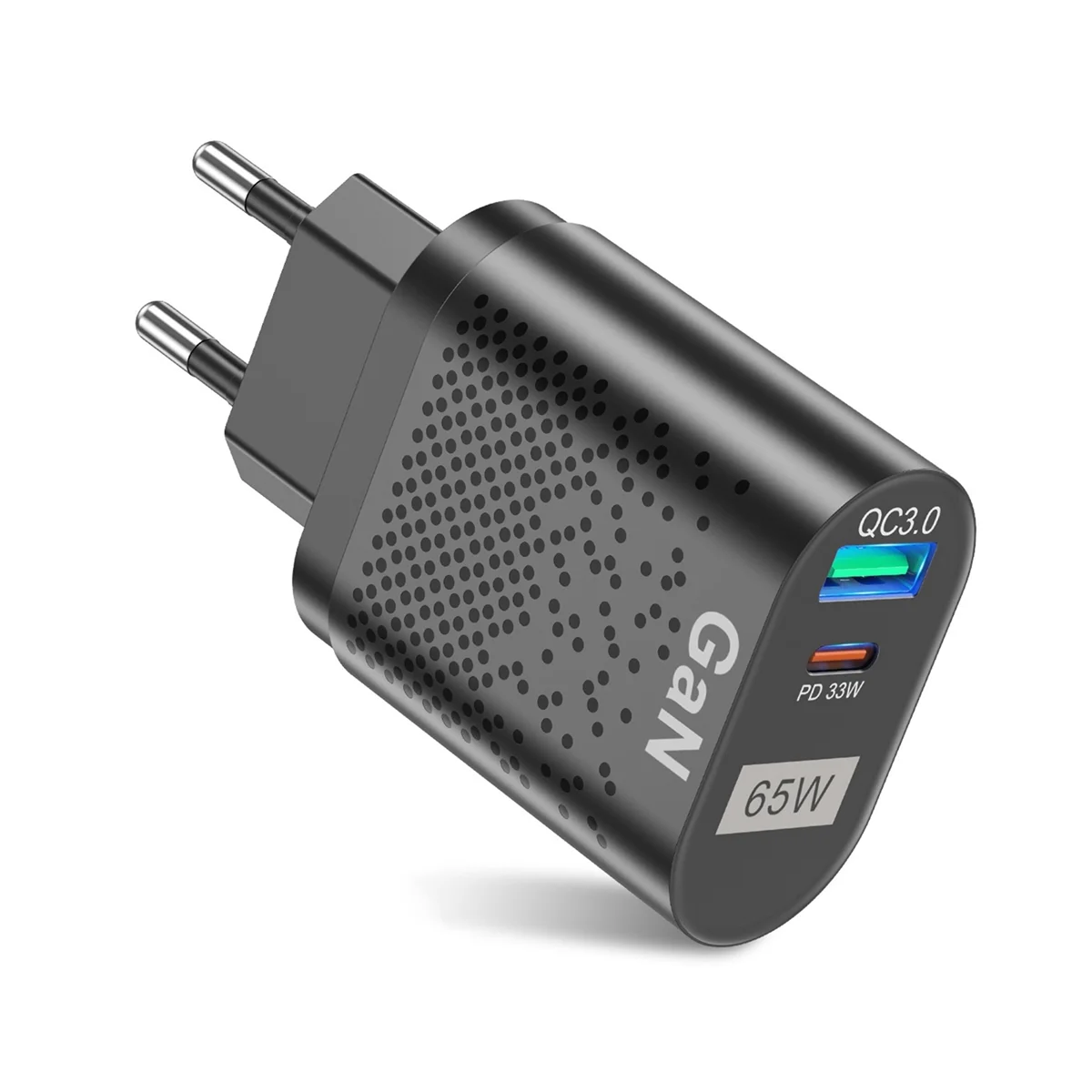 Szybka ładowarka do telefonu komórkowego 65W Multi-Port QC3.0 PD szybka ładowarka ręczna do IPhone Samsung Huawei EU Plug