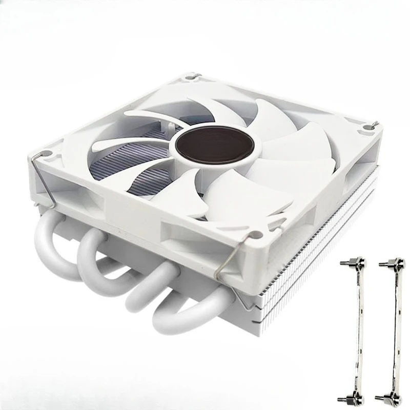 Ultra Slim 4 Heatpipe ITX CPU Radiator  ARGB Quiet Fan LGA1151 1200 1700 AM4 Socket