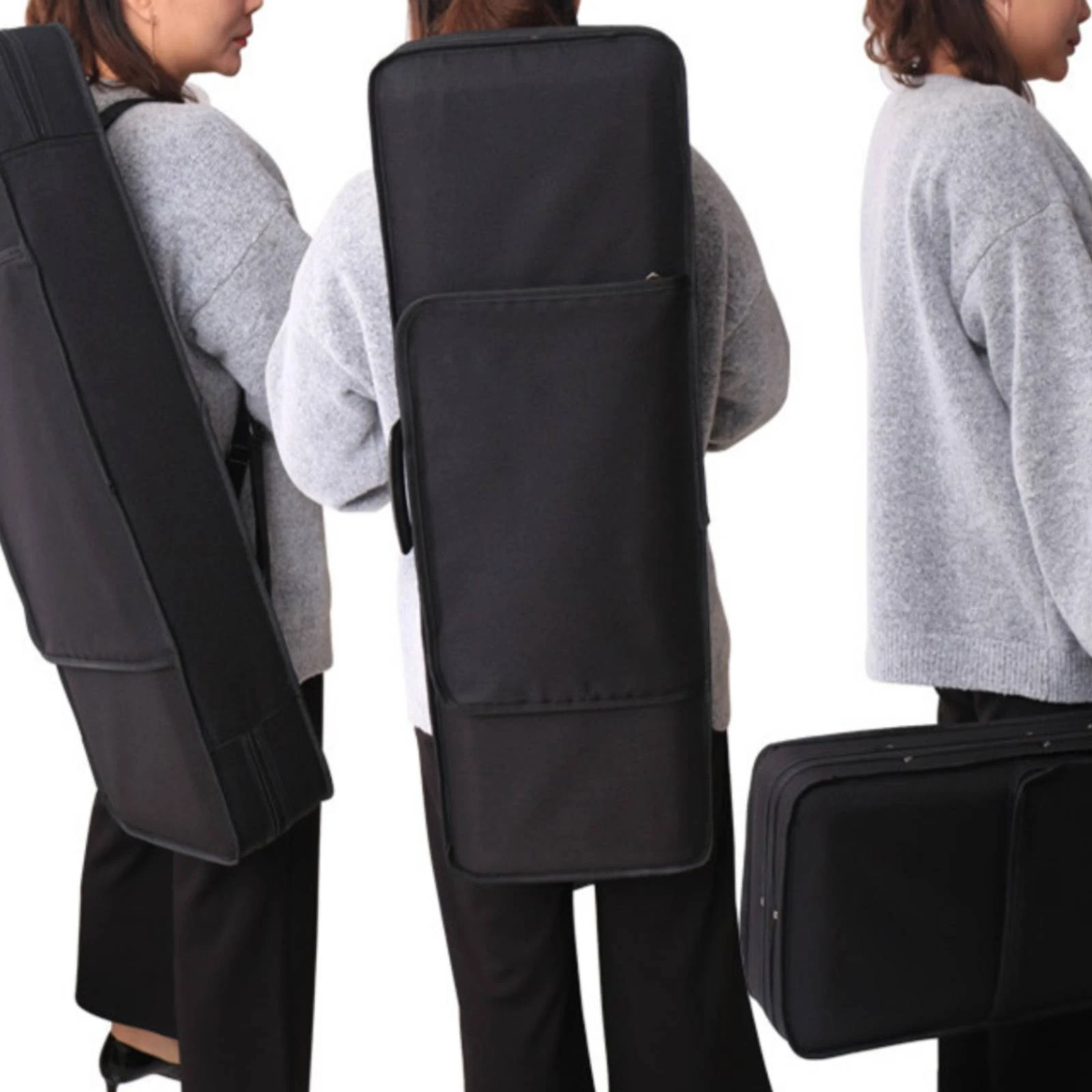 Hard-Shell Violin Case Compact Hard Shell Violin Case Strong Lightweight for Violinists, Rehearsals, Lessons