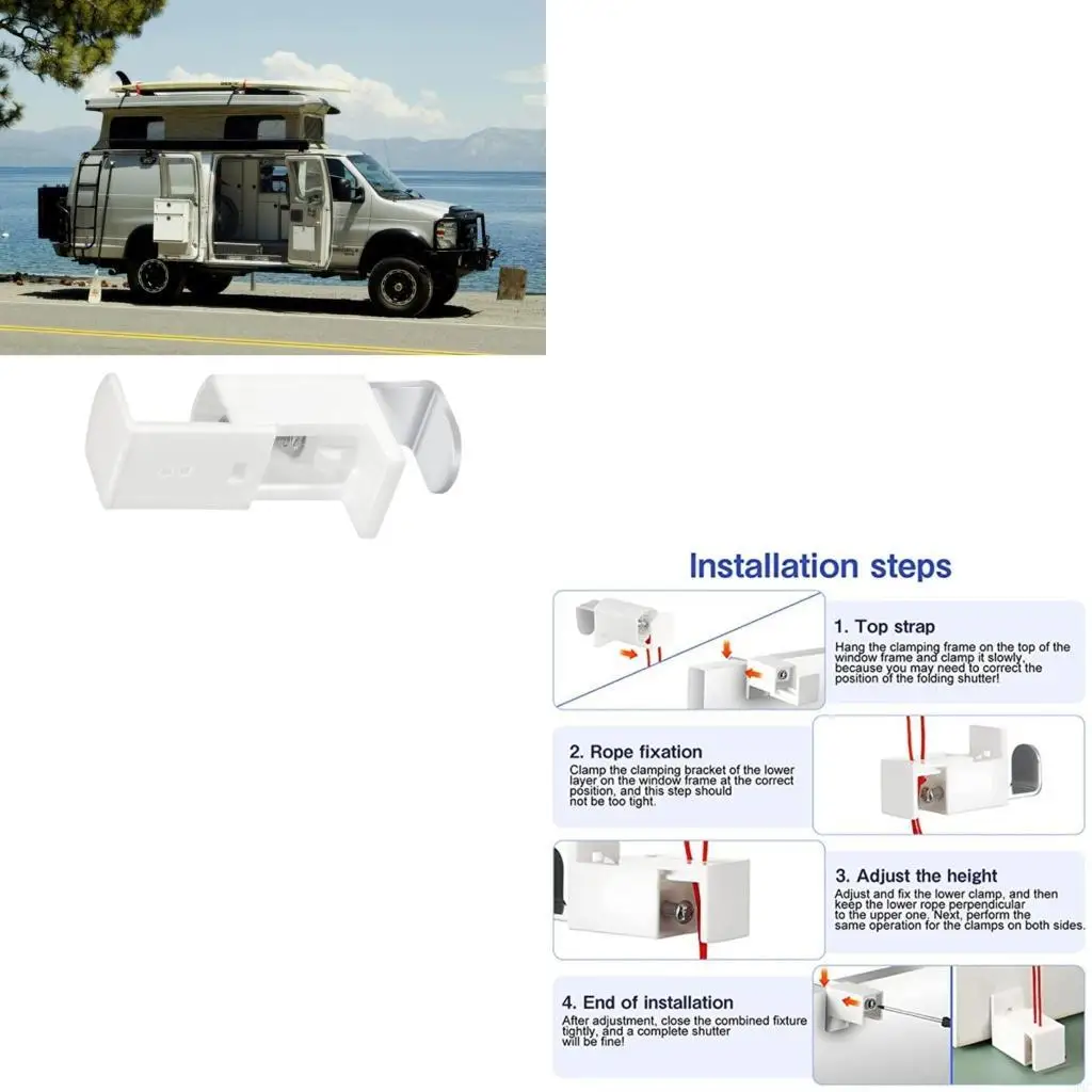 

Универсальные плиссовые слепые зажим