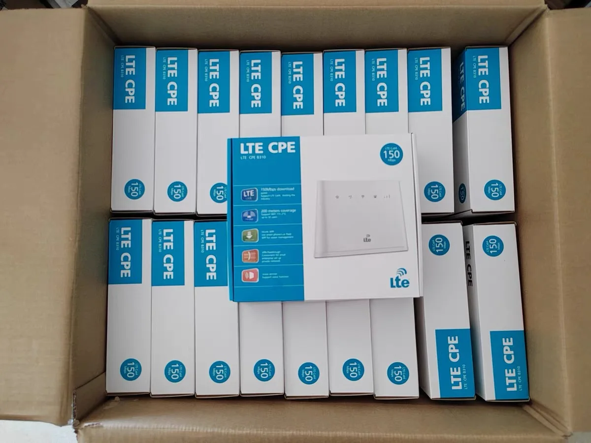 Modem ROUTER WIFI Huawei B310 B310s-22 150Mbps 4G LTE CPE sbloccato con antenne pk b315 b310s