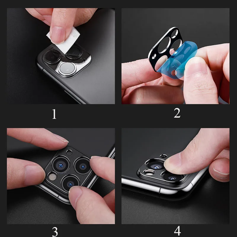 Camera Lens Cover Case For XiaoMi Mi 11 Lite 11Lite Back Aluminum Metal Camera Protector For XioMi Mi11 Lite Lens Ring Film