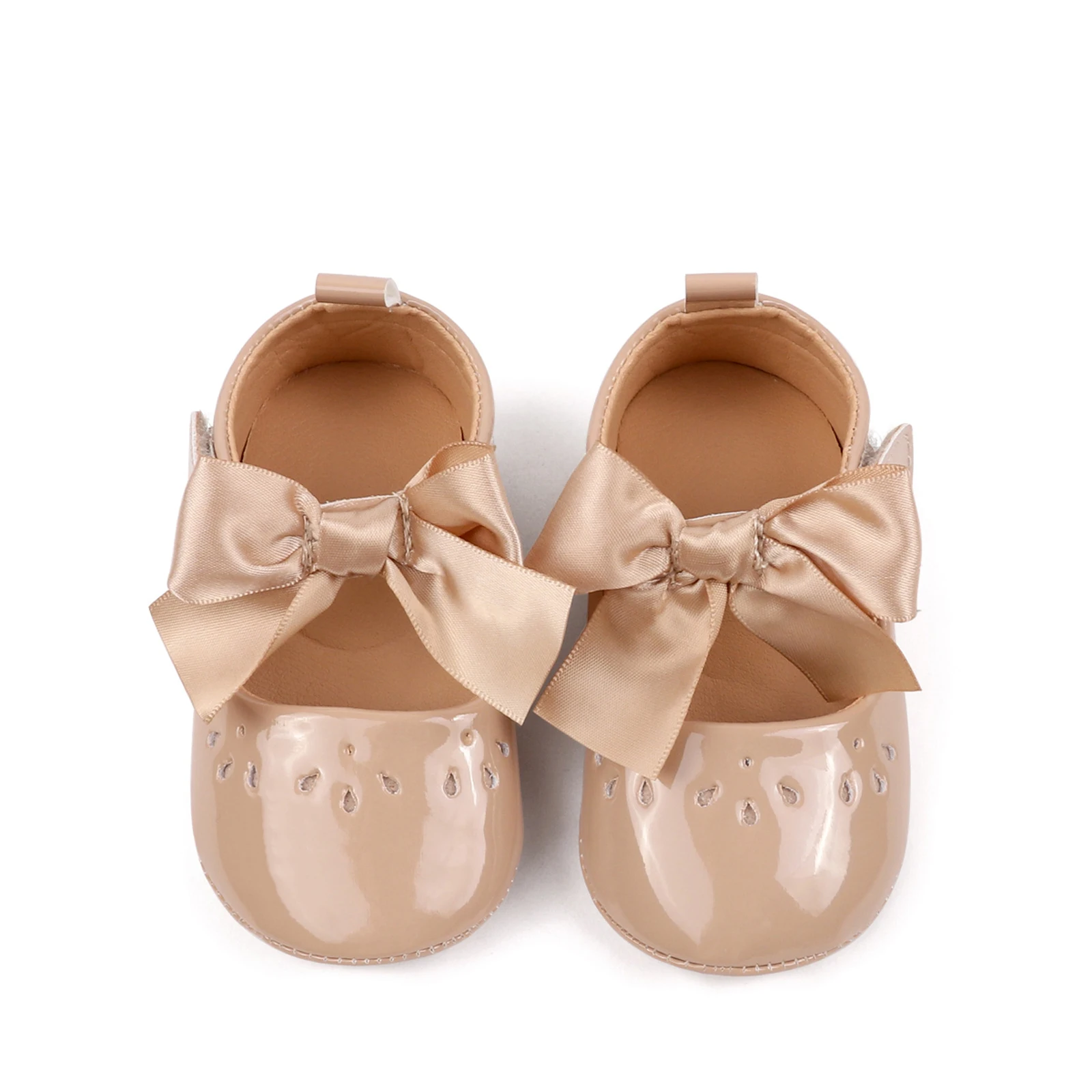 

0-18months Infant Girls Shoes Adorable Bow Decorated Soft Sole Non-slip Hook shoes for baby girls Loop First Walking Shoes