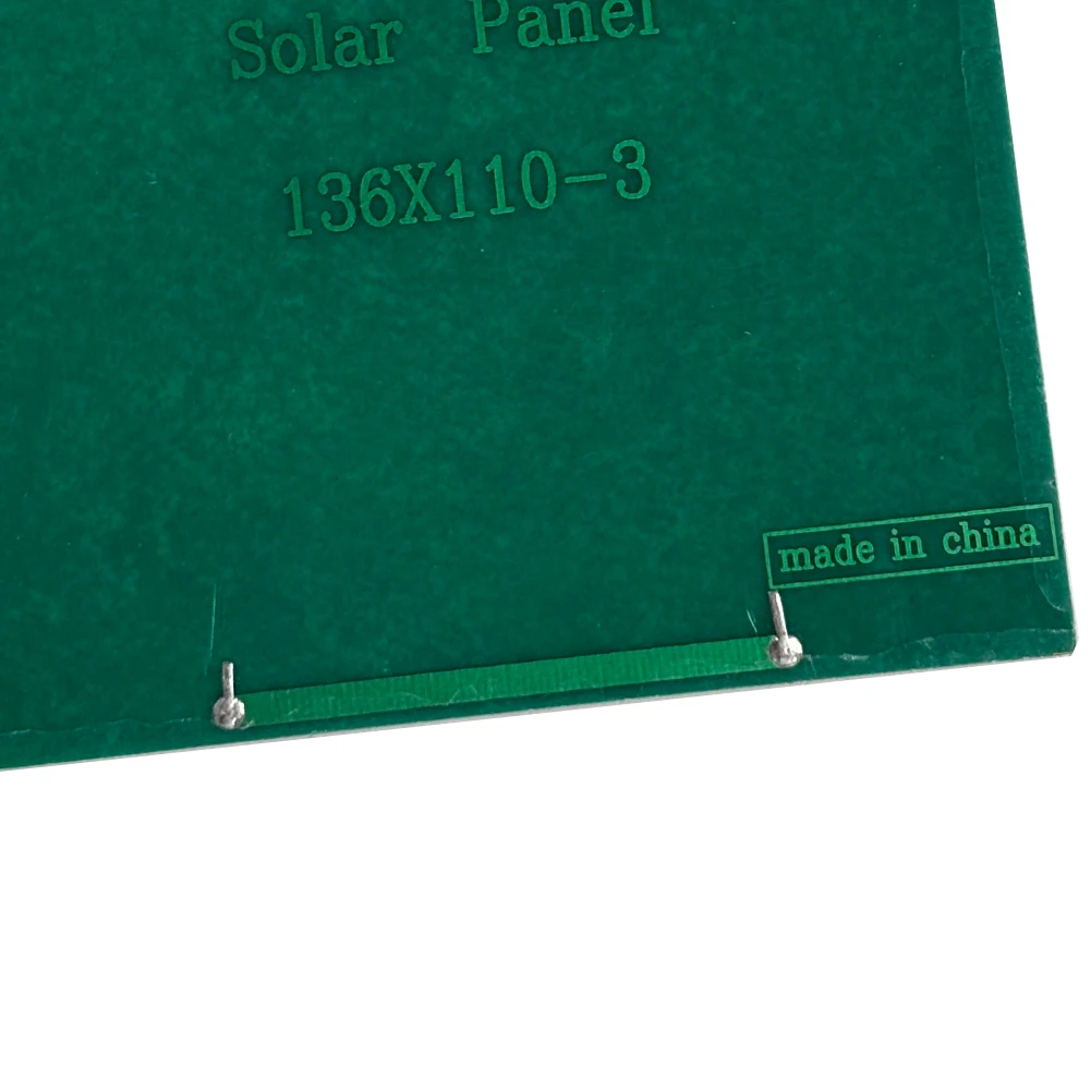 5W 12V Solar Cell Waterproof Portable Solar Panel DIY Polysilicon Solar Epoxy Cell Charger for Lamp Fan Pump for Outdoor Camping