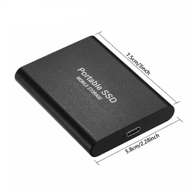 샤오미 오리지널 고속 휴대용 SSD 외장 하드 드라이브 스토리지, PC 노트북용 C타입 USB 3.1 인터페이스, 2TB, 4TB, 8TB, 16TB