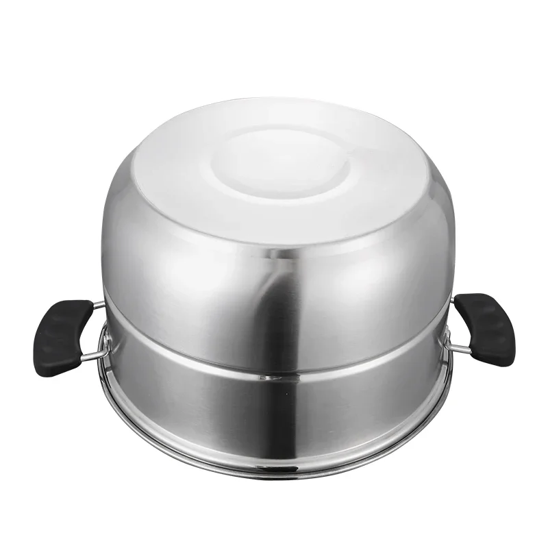 Restaurant Steamer Pot Stainless Steel Steaming Pot for Kitchen Cooking Tool