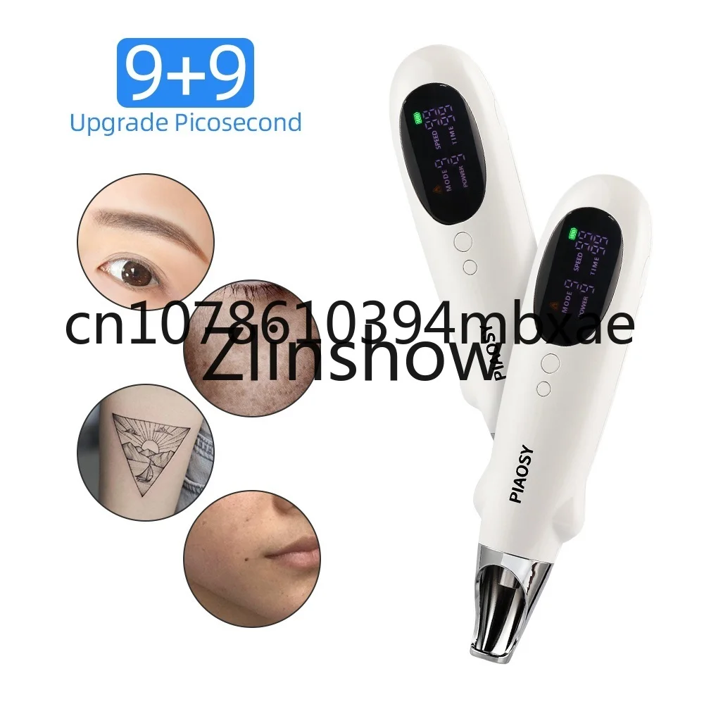 9+9 Upgrade Laser Picosecond Pen for Removing Nevi and Tattoos Removing Pen for Removing Spot and Charging Eyewash Machine