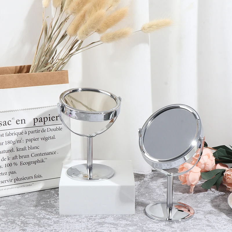 Dupla Face Vanity Mirror, Magnification Tabletop, Round Mirror, Makeup Tool