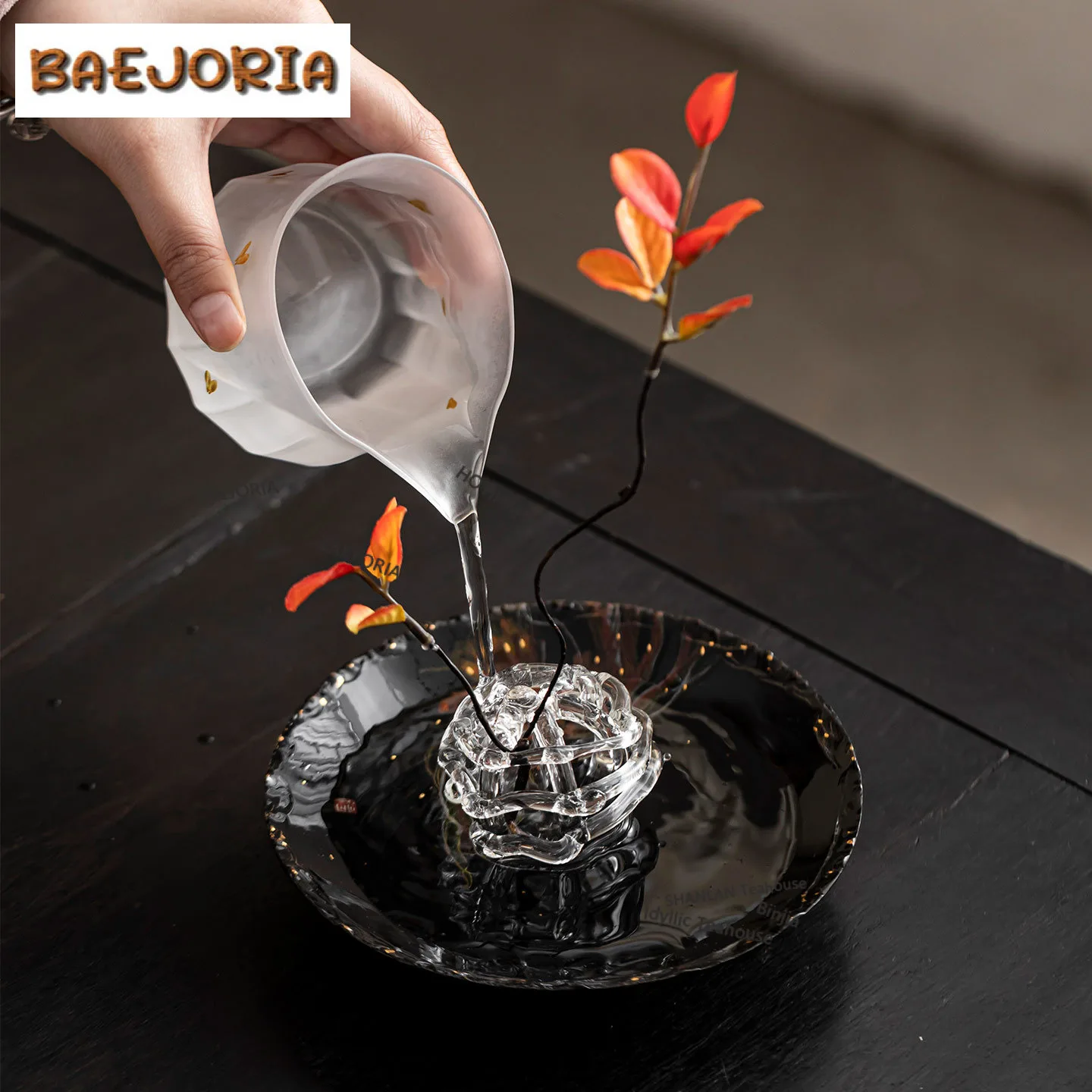 Glass Ball Vase Creative Home Decorations Hydroponics Flower Basket Plant Pot Household Flowerpot Tea Ceremony Decoration Gift