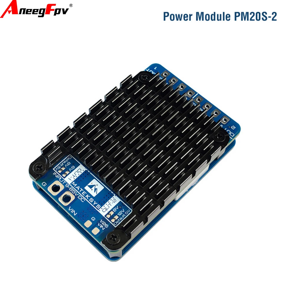 

MATEK MATEKSYS PM20S-2 POWER MODULE With Two Independent Step-Down Voltage Regulators 9V-85V DC IN 4-20S Lipo for RC FPV Drone
