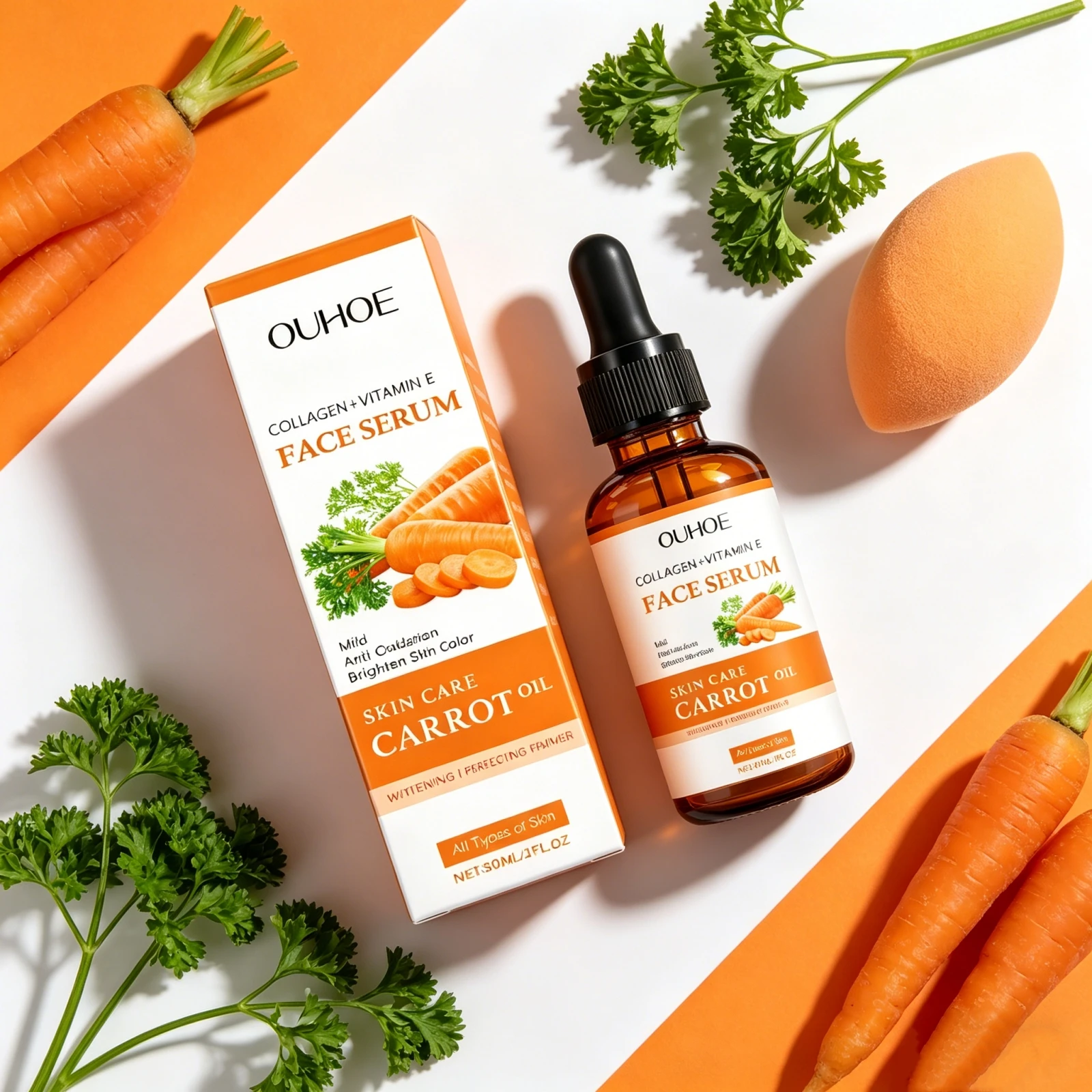 Anti-Oxidation Brightening Face Serum Moisturize Whitening Reduce Dark Spots Improve Skin Texture Anti-Aging Repair Facial Serum