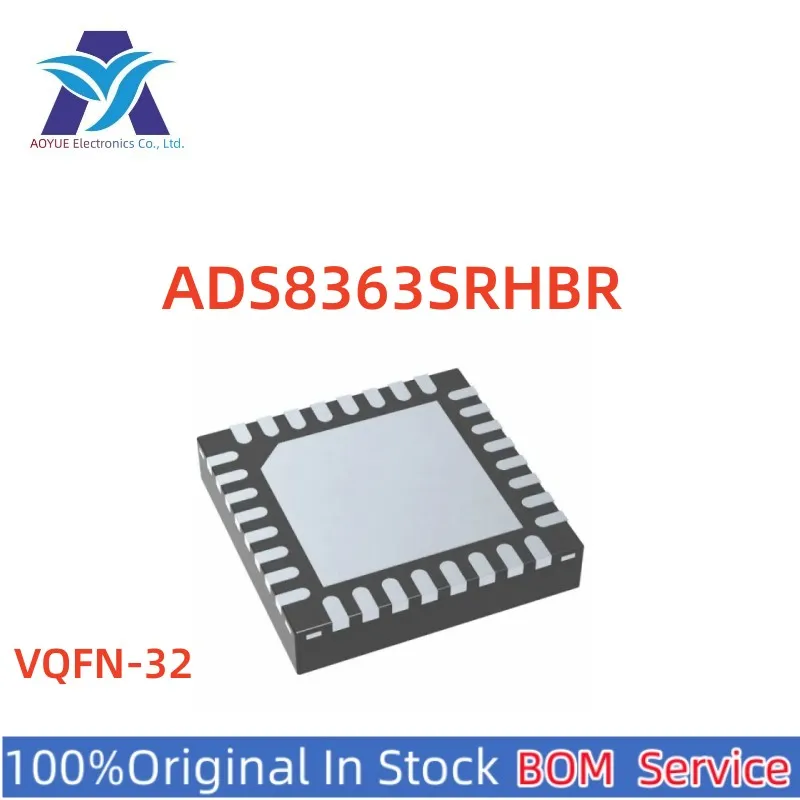 

100%Original New IC Microcontroller Integrated Circuit ADS8363SRHBR ADS8363 ADS836 VQFN32 TI ADC IC MCU One Stop BOM Service