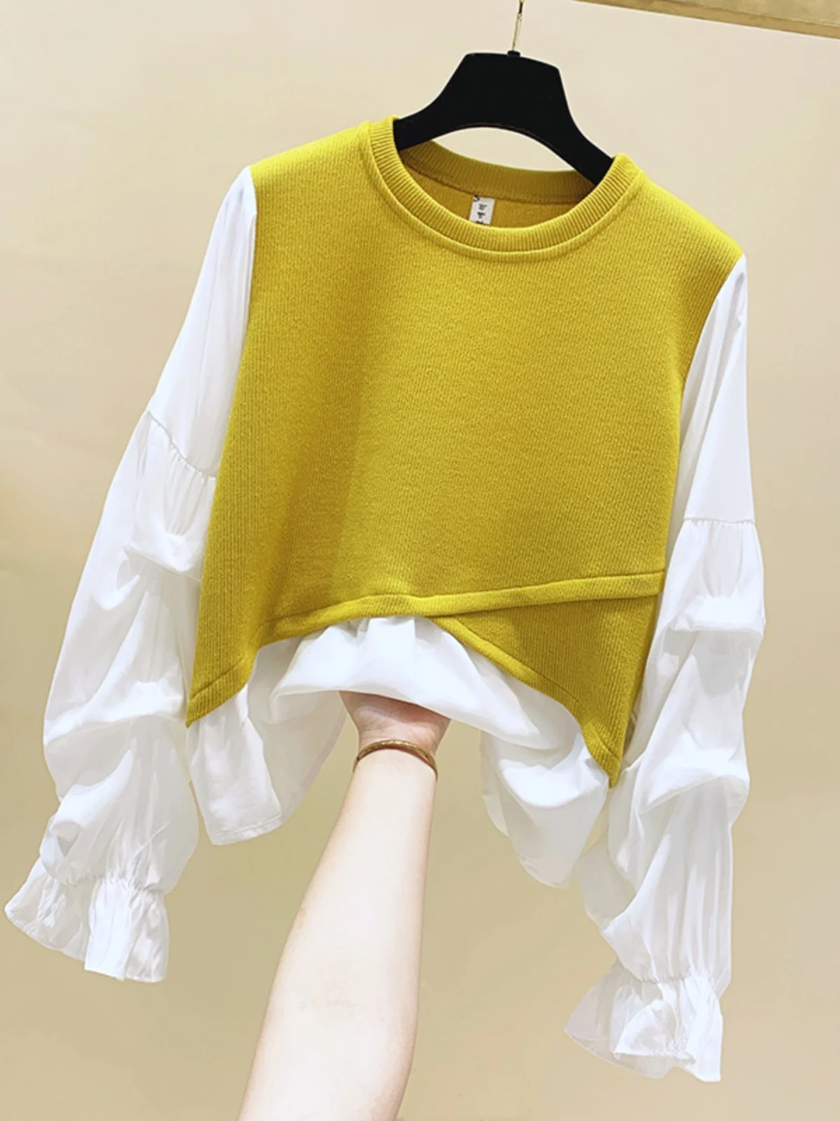 

Women Sweater 2024 O-neck Long Sleeve Autumn Pullovers Fashion Korean Sweaters Bottoming Shirts Slim Knitwear Jumpers R150