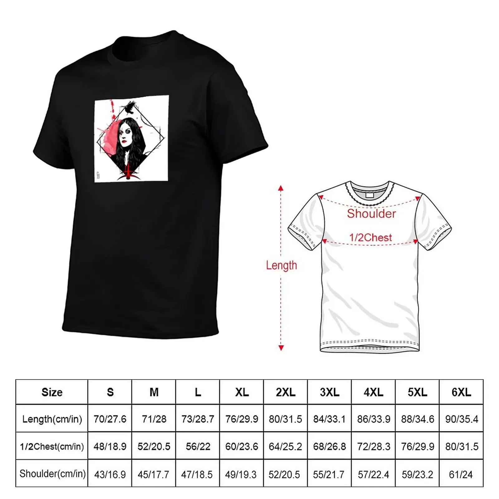 Cristina Scabbia / Lacuna Coil T-Shirt new edition cute clothes t shirts men