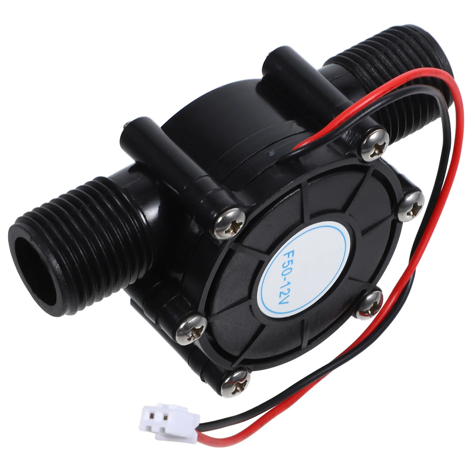 Small Generator 12v Black Turbine Hydro Turbine Water Wheel Crank Hydraulic Mini Generator High Efficiency