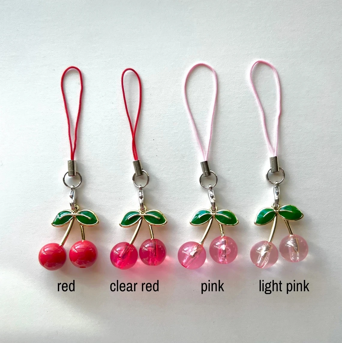 Cherry Phone Charm / Tamagotchi Charm / Phone Charm / Phone Chain / Phone Strap / Phone Accessory / Kawaii/ Y2K Phone Charm