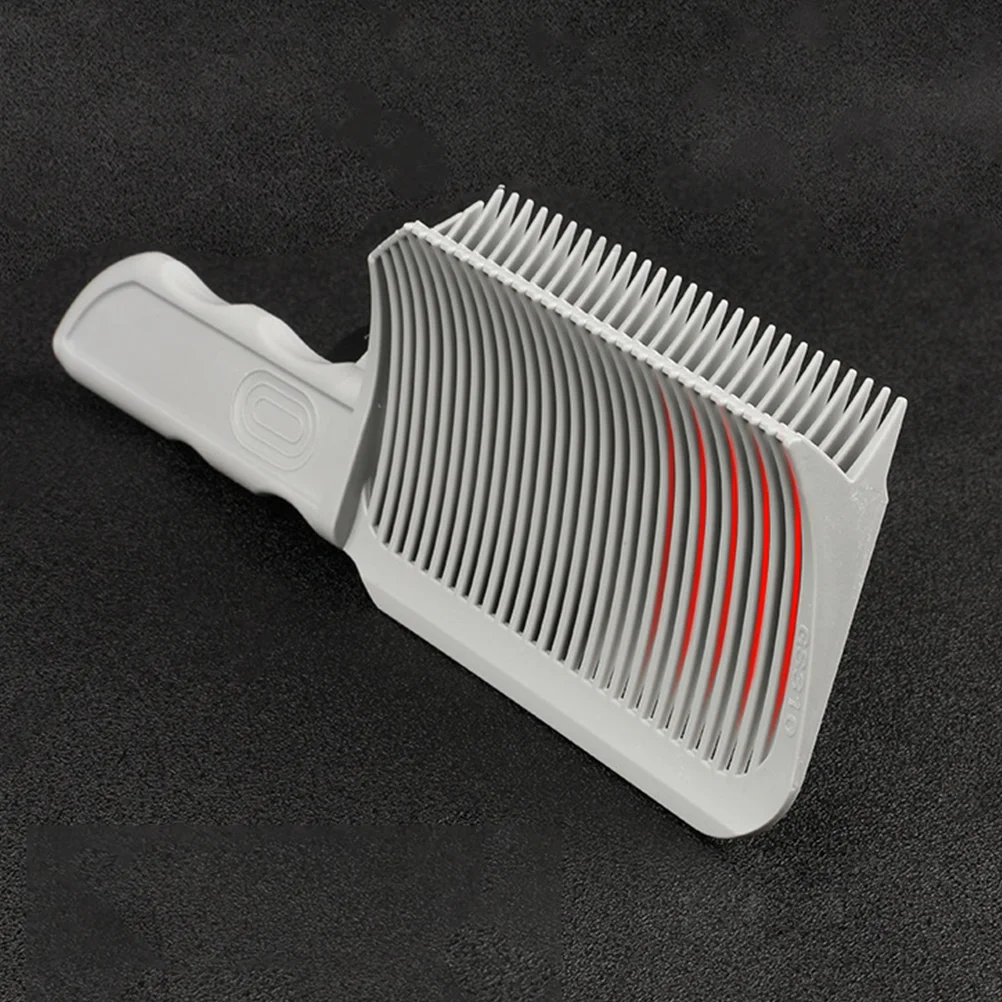 3pcs Curved Haircut Fade Combs Positioning Styling Comb Hair Cutting Combs Plastic Fade Combs for Hair Blending Professional Bar