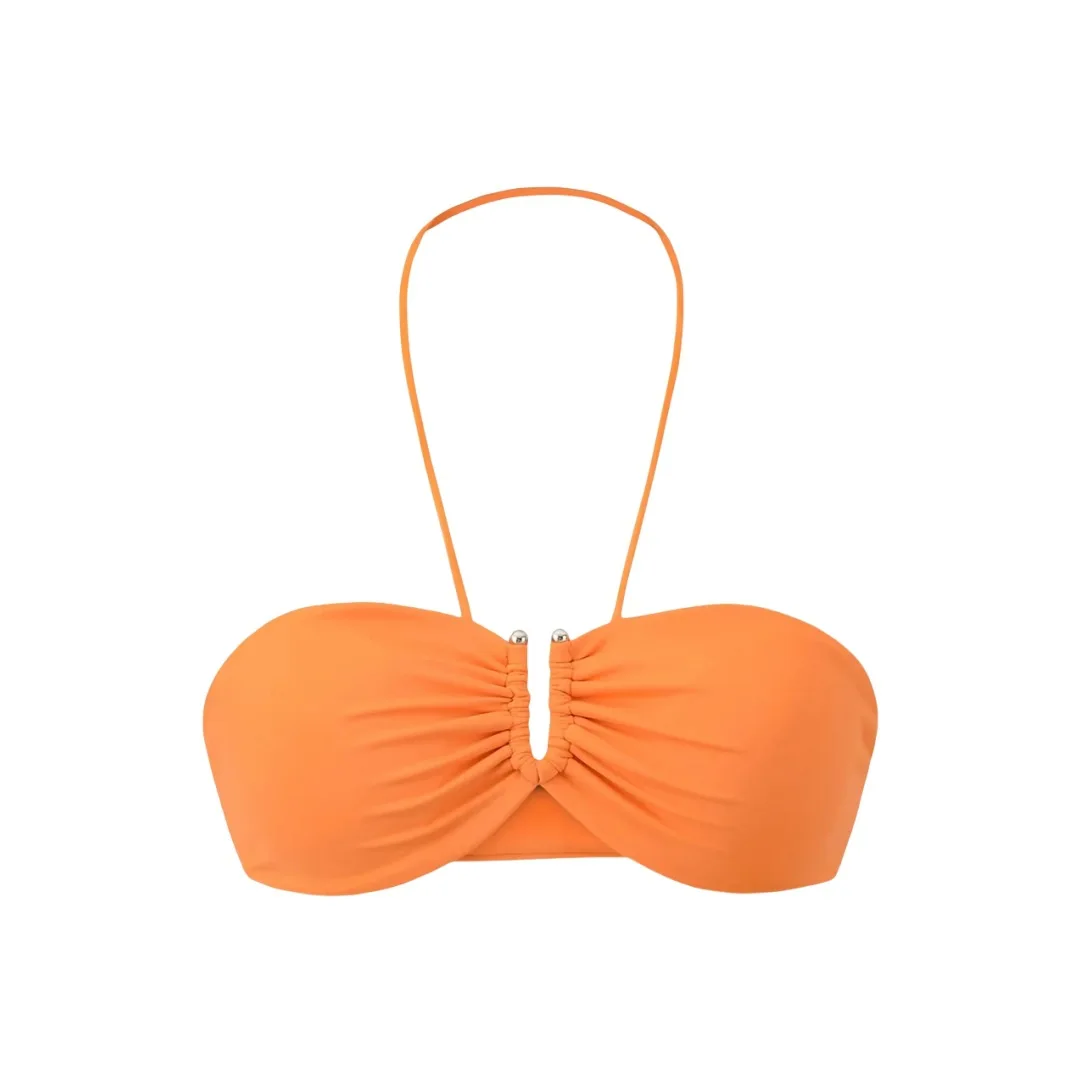 Women Rita Bio Mandarim Bandeau Top Bikiniwear
