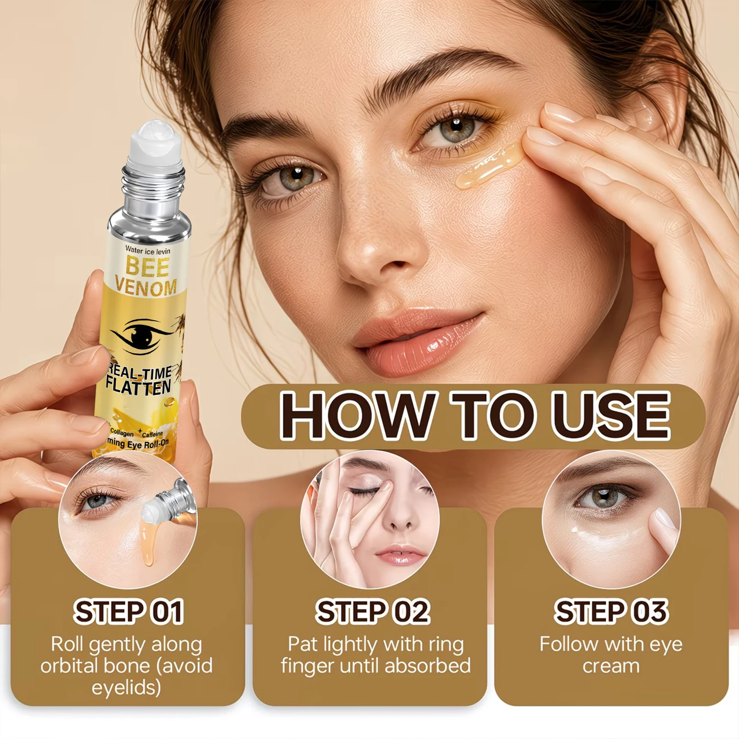Real-Time Flatten Bee Venom Ey - Hyaluronic Acid Serum recensione e prezzo