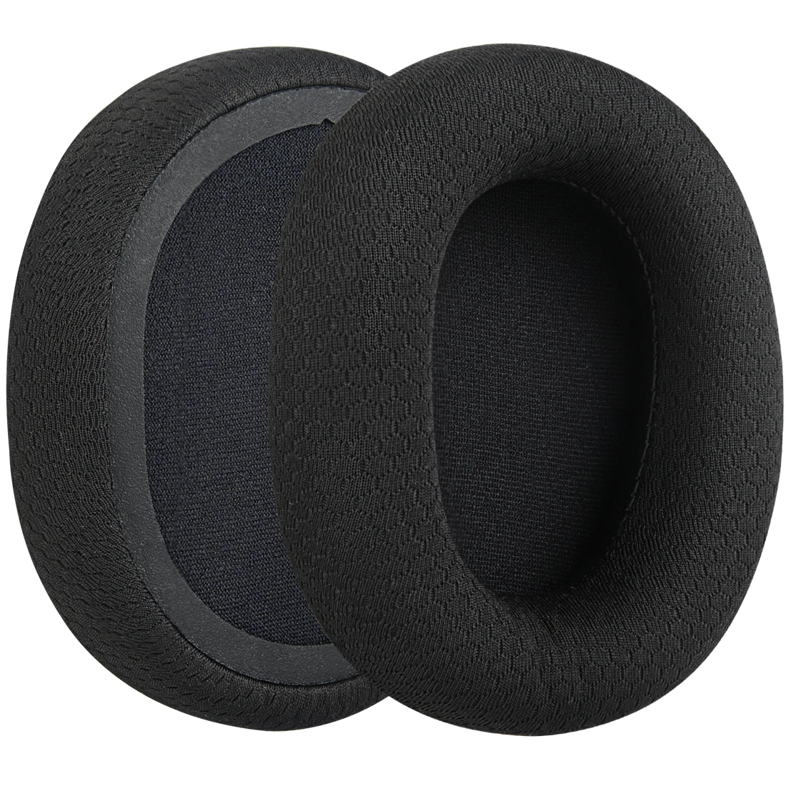 Geekria Comfort Mesh Fabric Replacement Ear Pads for Razer Kraken Kitty V2 Pro, Barracuda, Barracuda X Headphones Ear Cushions