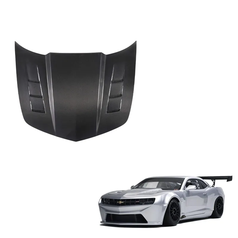 

Auto Body Parts Engine Cover Hood Carbon Fiber V Style Front Bonnet For Chevrolet Camaro 2010-2015 Engine Hoods