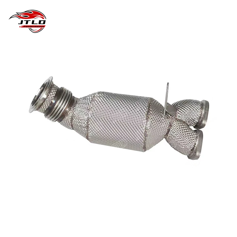 304SS Performance Exhaust System For BMW E90/E92/E93 N55 335i 3.0T - With Heat Shield With Cat EUR5 200 Cells