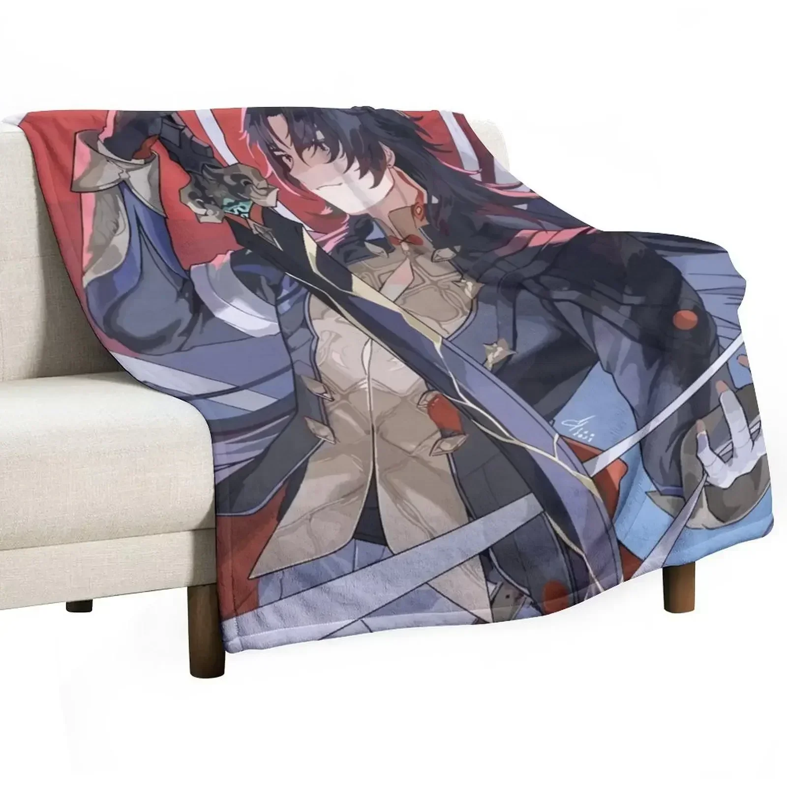 

Blade Honkai Star Rail Throw Blanket Decorative Throw warm winter Blankets
