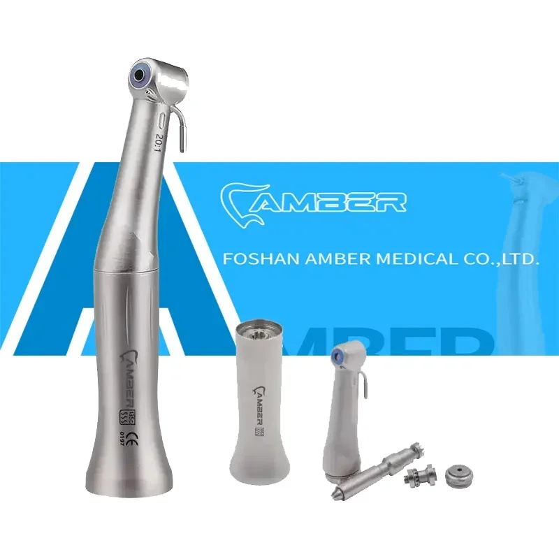 

20:1 Implants E-Generator Self- illumination LED Contra Angle Low Speed Handpiece