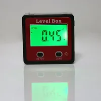 1 Pc Multifunctional Digital Inclinometer Spirit Level Protractor Gauge Meter Bevel Level Box with Magnet