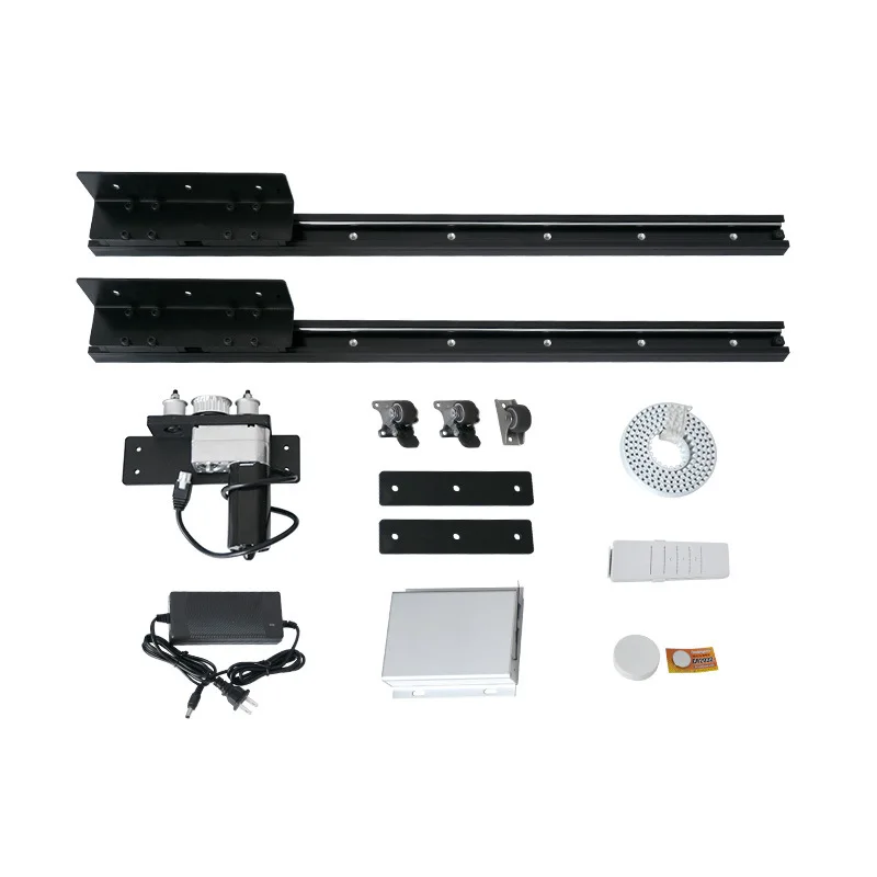 

Intelligent electric touch remote control middle island track, dining table bar, extension telescopic push-pull guide slide rail