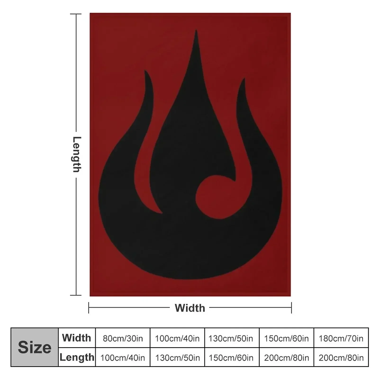 Fire Nation Royal Banner Throw Blanket Blankets For Sofas Beautifuls Soft Beds Fashion Sofas Blankets
