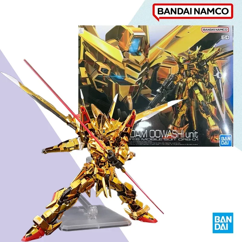 Bandai RG 1/144 In shock ORB-01 AKATSUKI GUNDAM OOWASHI unit Anime full Action Assembly Figure Model original box Toy Gifts kids