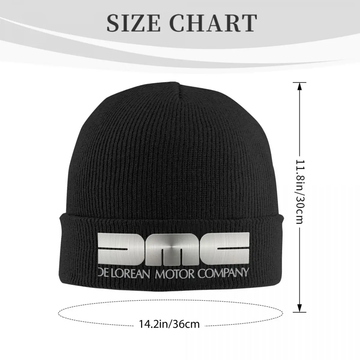 D-Deloreansed Motor Company Bonnet Hats Beanie Hats Custom Knit Hat Autumn Winter Cool Men Women Unisex Hippie Head Wrap Cap