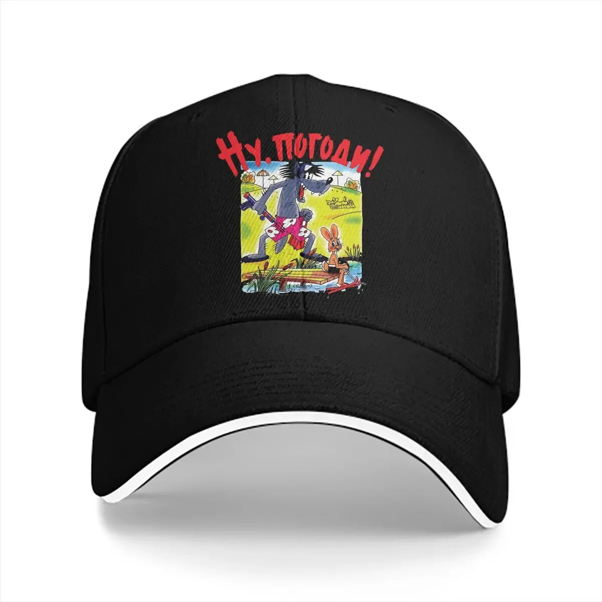 Colorful Design Baseball Cap Men Hats Women Visor Protection Snapback Nu Pogodi The Hare Catoon Caps