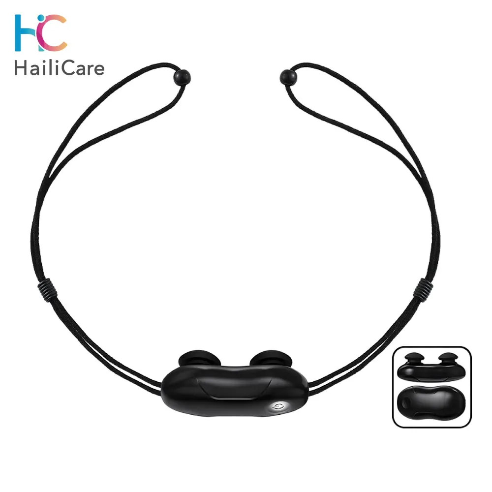 

Electric Vibration Stop Snore Portable Comfortable Stop Snore Health Care Sleep Apnea Aid USB Rechargeable Smart Anti Snoring