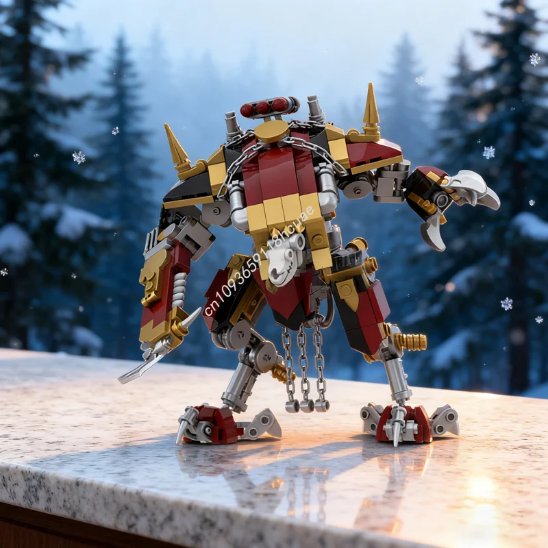 519 قطعة MOC الفوضى الحرب الكلب الكرنفور Warhammer نموذج اللبنات العمارة تجميع DIY بها بنفسك هدايا عيد الميلاد التعليم لعبة الطوب #1