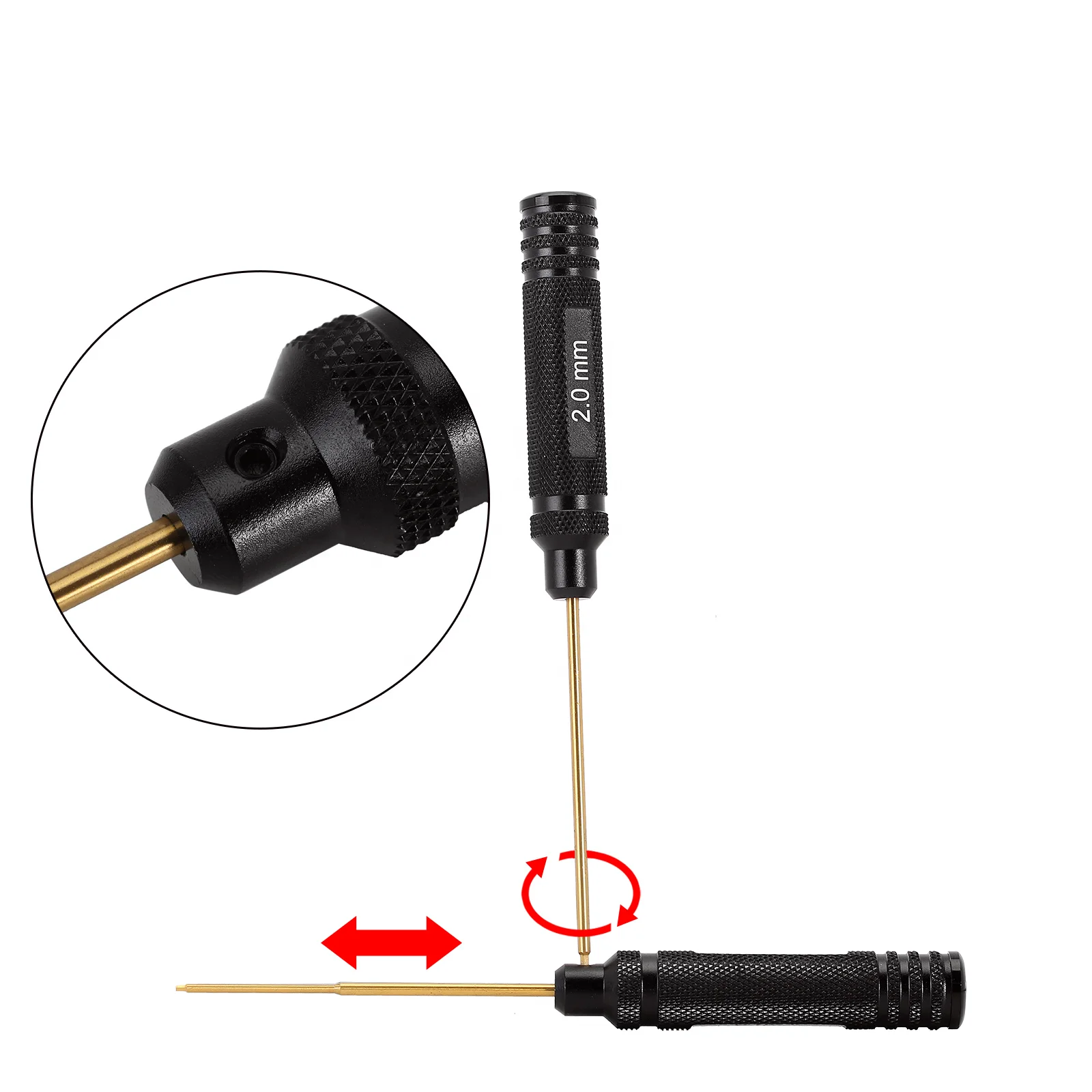 

7pcs/Set Hexagon Screwdriver Hex Nut Driver Wrench RC Tools Kit for 1/18 1/24 RC Mini Crawler Car SCX24 TRX4M FCX24