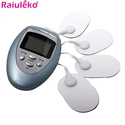 Estimulador elétrico do músculo do nervo pulso elétrico massageador dezenas ems máquina eletrostimulator dispositivo de fisioterapia de baixa frequência