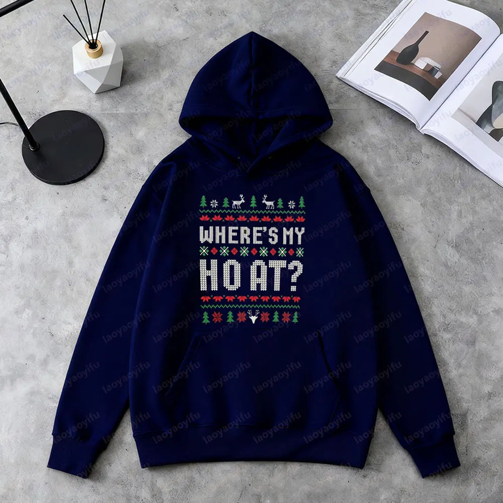 أين هو ماي هو في عيد الميلاد المضحك مطابقة الأزواج هوديس عيد الميلاد الرجال النساء عارضة مهرجان ازياء عيد الميلاد الأسرة بلوزات