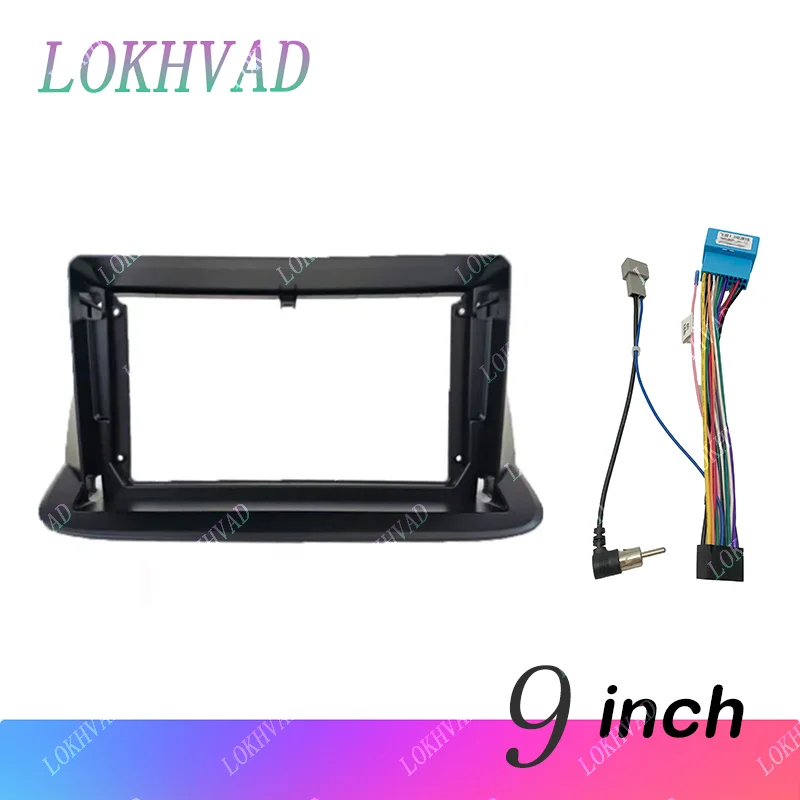 9 Inch Car Radio FIT For Honda Stepwgn 2005-2008 Fascia Frame No Cable Kit Install Console Panel Plastic Fascia Dashboard