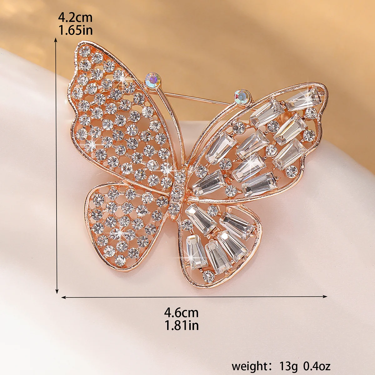 Fashionable and versatile Korean style brooch design with decorative pins for clothing, fixed and anti glare chest flower