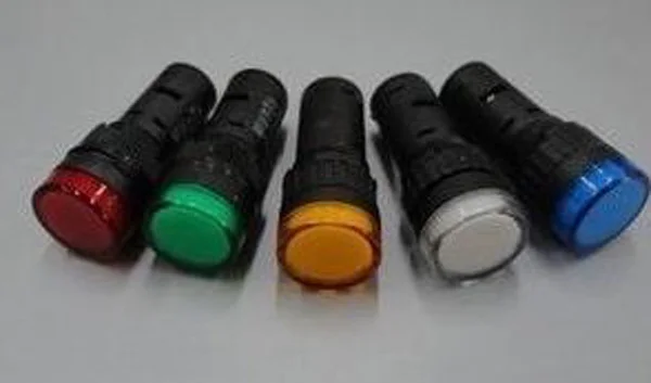 

Free Shipping! Indicator AD16-22DS LED signal lamp Red/Green/yellow/Blue/White