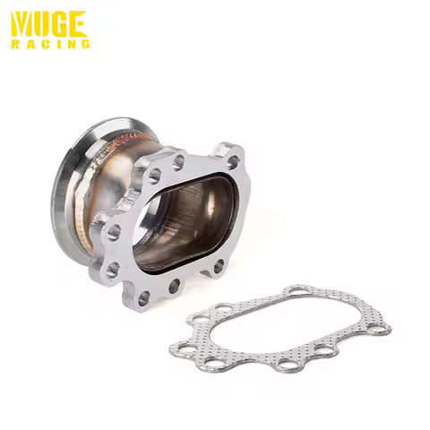 MUGE-Free Shipping Turbo Adaptor Flange 8 Bolt 3inch 76mm V Band Turbine Outlet Downpipe Flange For T25 T28 Gt25 Gt28 BOV086