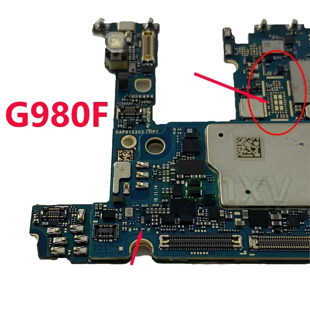 Unlocked Main Motherboard For Samsung Galaxy S20 SM-G980F/DS Dual Sim G980F Exynos 4G Logic Board 128GB