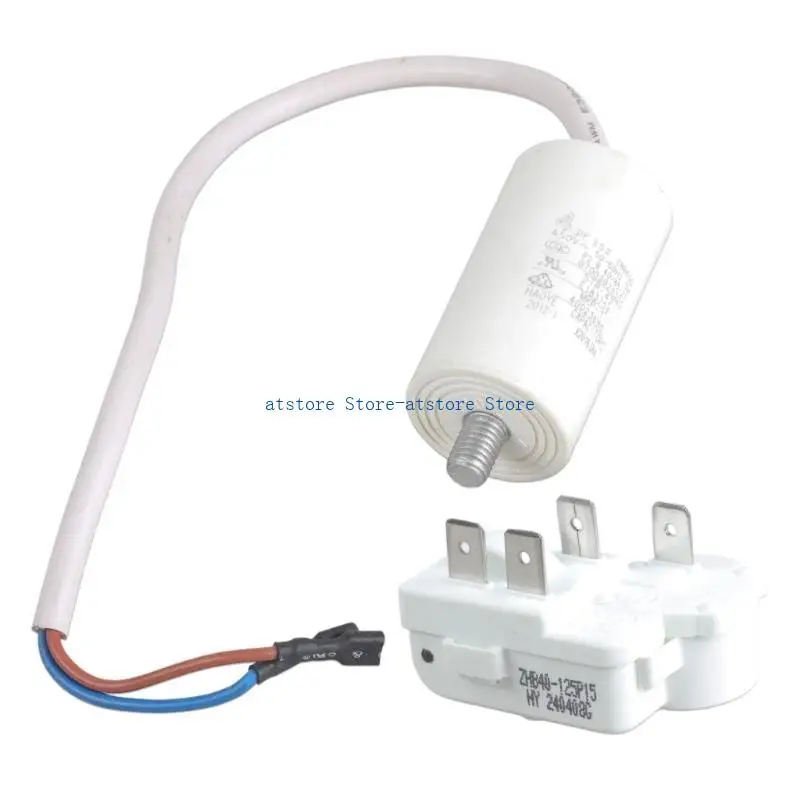 

H37D 4-Pin PTC Start Coolers Compressor Starter Mini Fridges Overload Protector