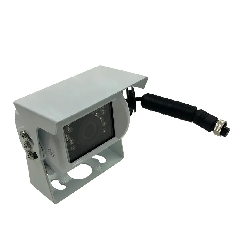White 18 infrared light truck reversing rear view reversing camera 4-pin design AHD/CVBS waterproof reversing assist