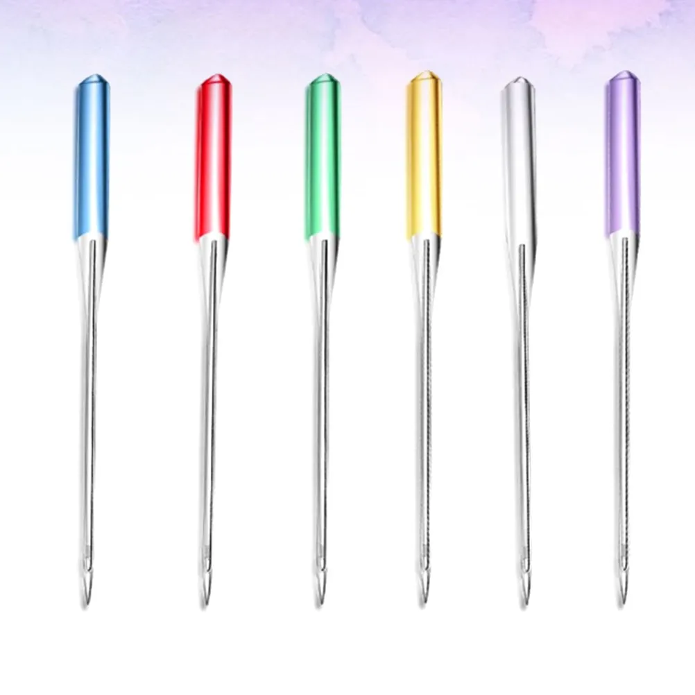 12Pcs Sewing Machine Needles High Durability Hard Structure Regular Point 4 Standard Sizes 9 11 14 16 for Thin Chiffon Cotton