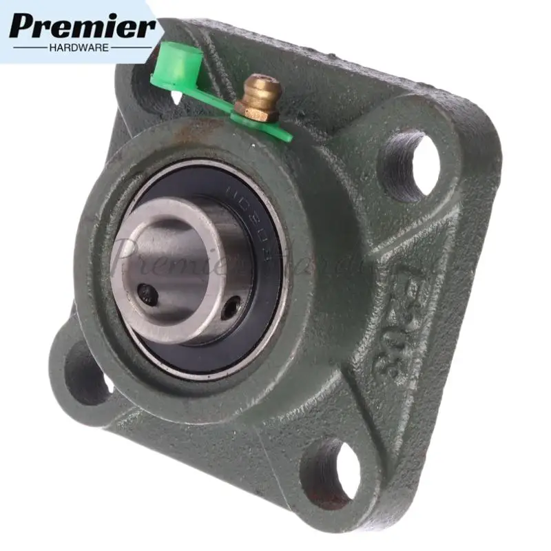 ตลับลูกปืนแบบมีฐานสี่เหลี่ยมบนพื้นผิวทรงกลมภายนอก ตลับลูกปืนทรงกลมแบบมีฐาน UCF 203